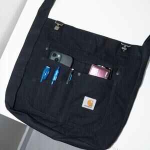 Upcycled carhartt tote bag / crossbody bag